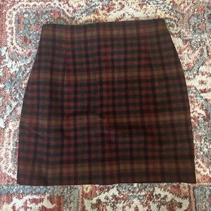 Ralph Lauren Plaid Women's Wool Skirt